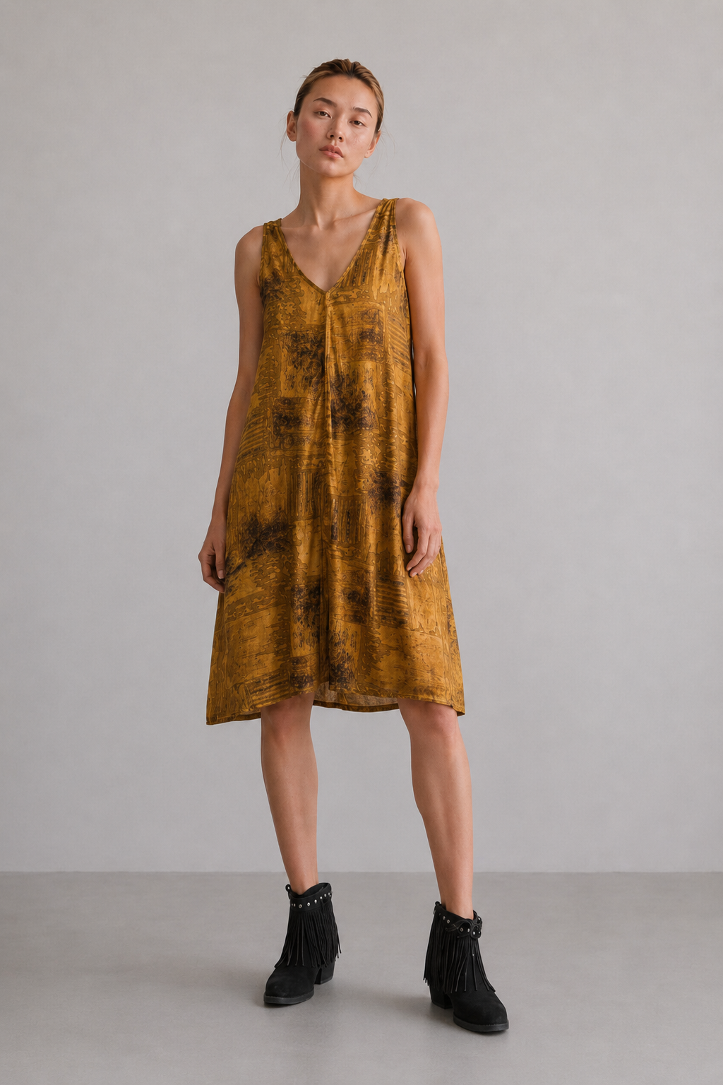 UMA - SILK SHORT DRESS