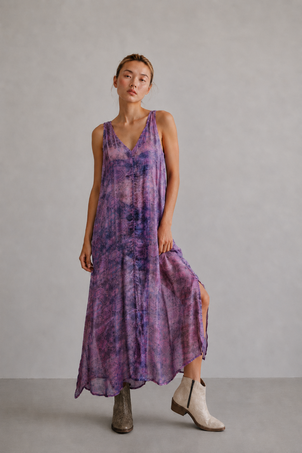 ARIA - SILK MAXI DRESS