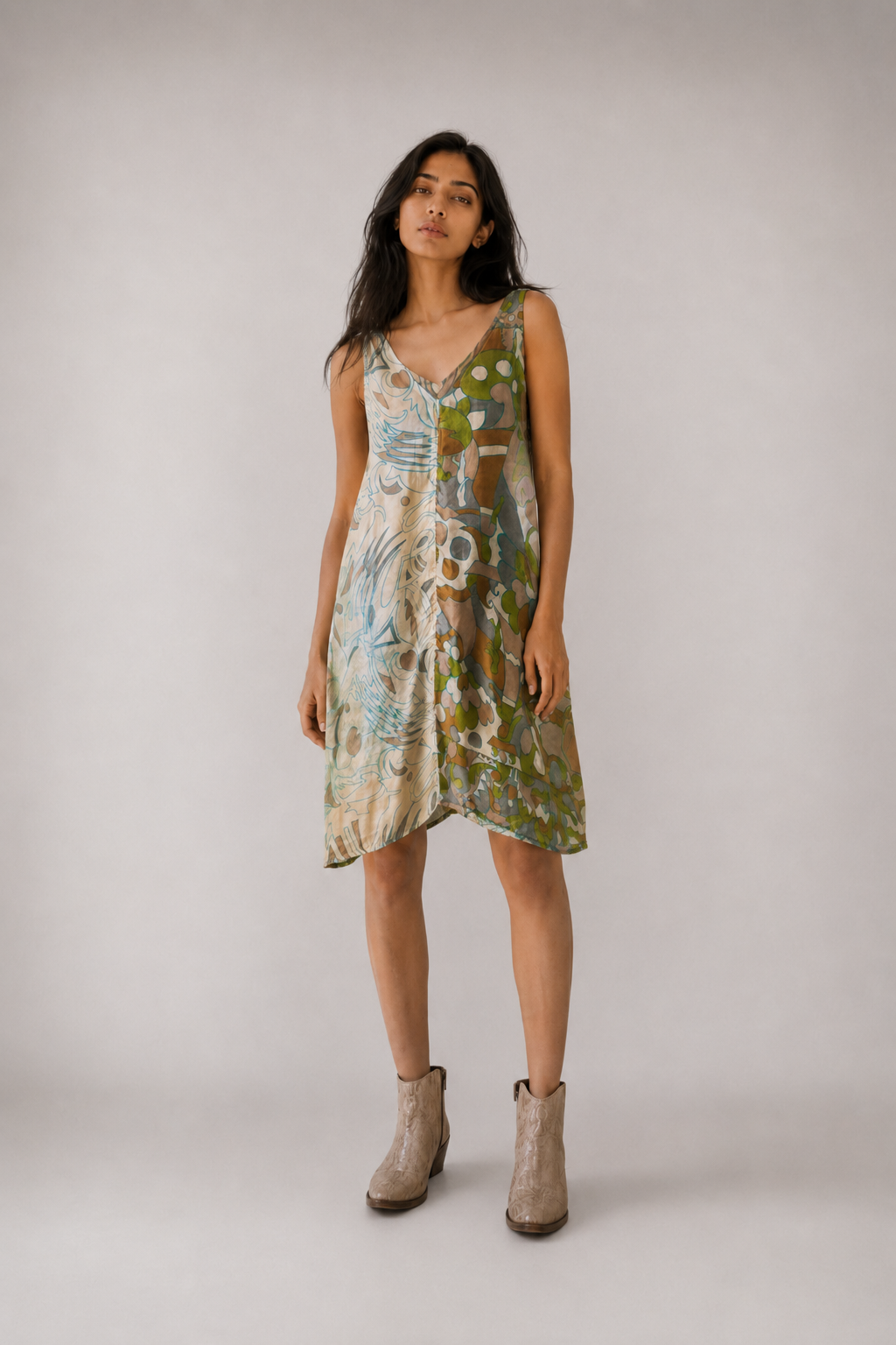 THEA - SILK SHORT DRESS