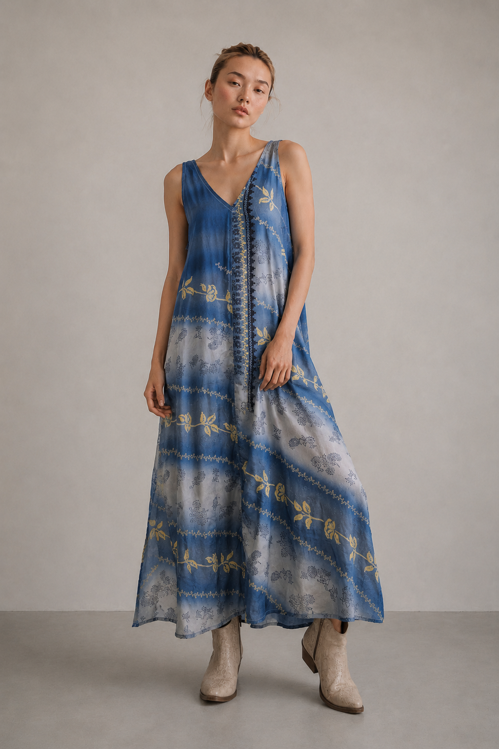 PIA - SILK MAXI DRESS