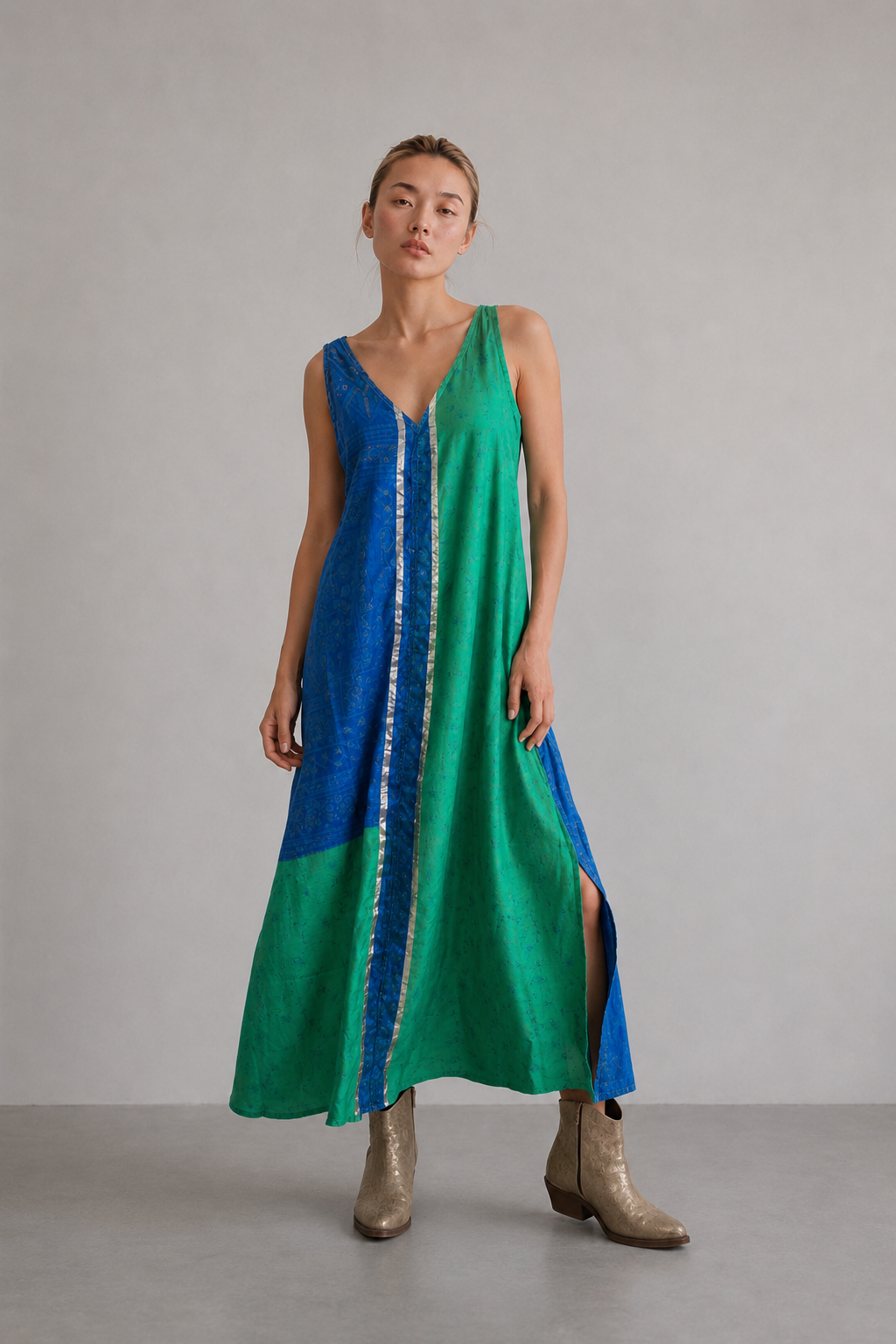 RASA - SILK MAXI DRESS