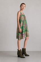 SWAN - SILK SHORT DRESS