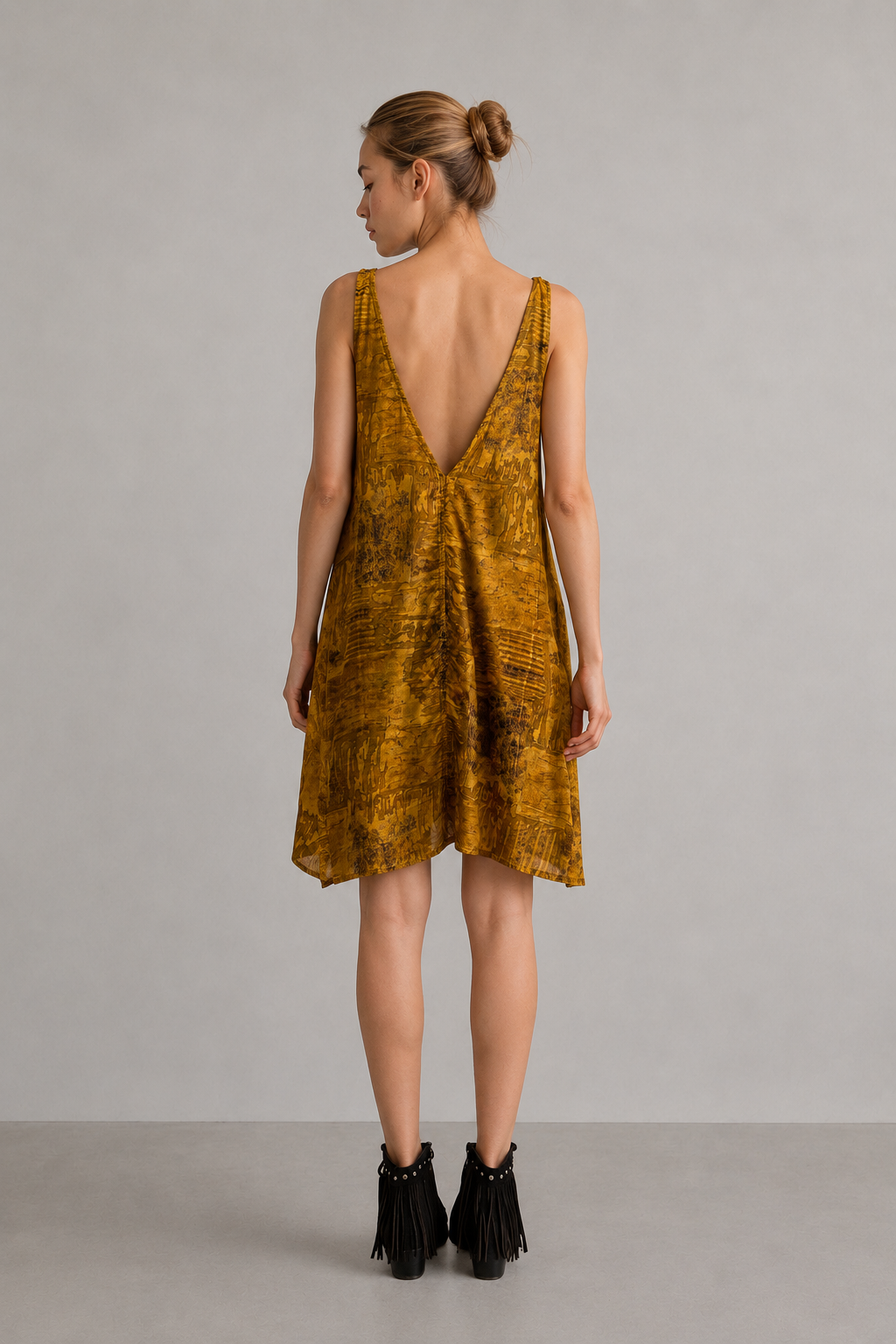 UMA - SILK SHORT DRESS