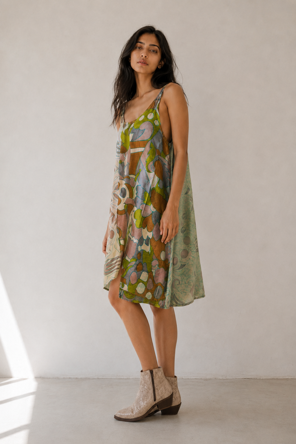 THEA - SILK SHORT DRESS