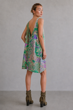 SWAN - SILK SHORT DRESS