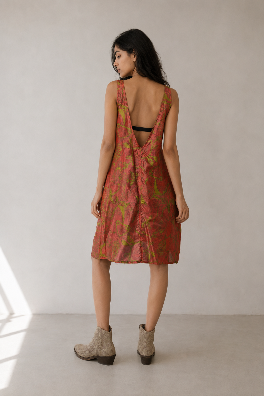 DELPHINE - SILK SHORT DRESS