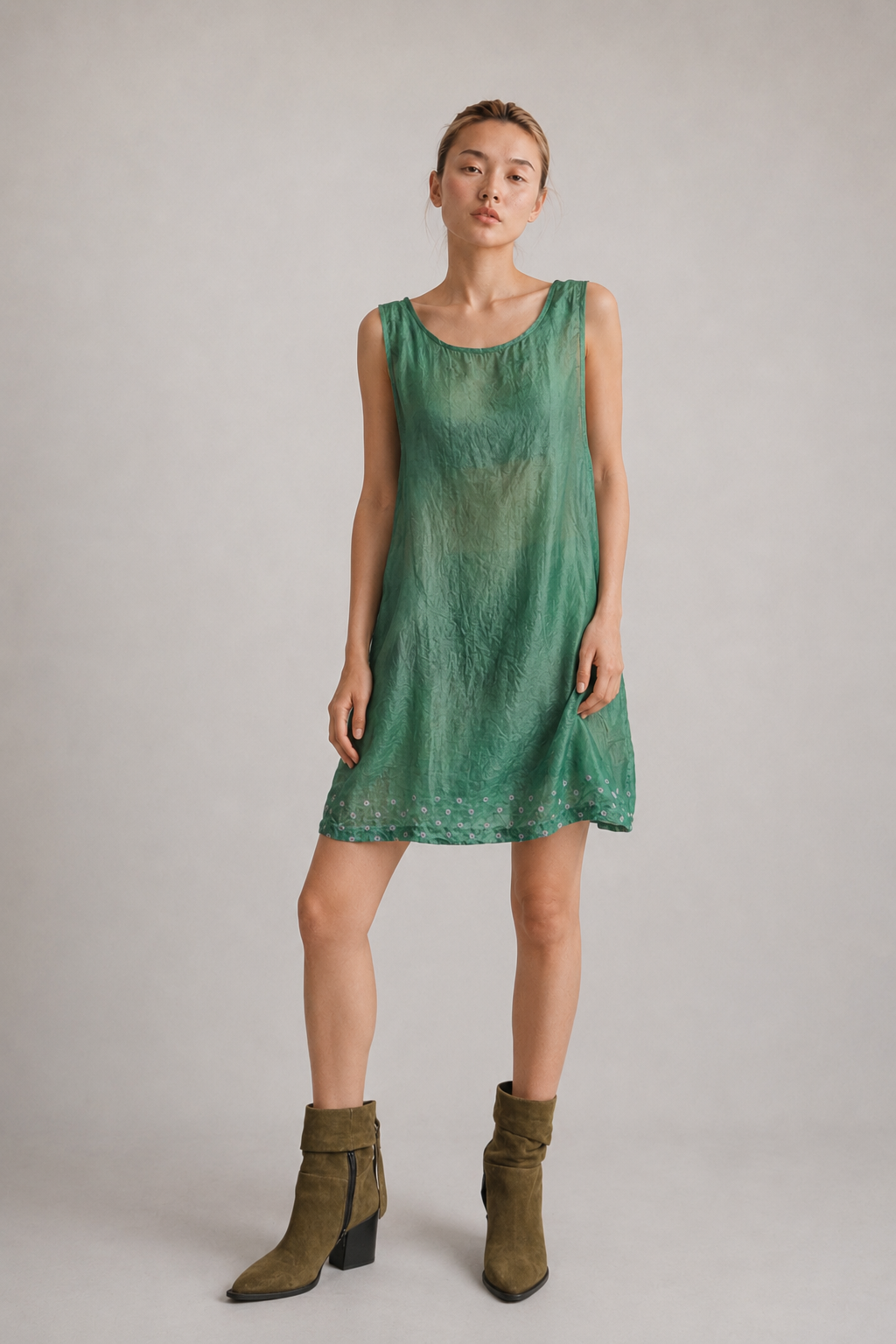 LOLA - MINI-ROBE EN SOIE