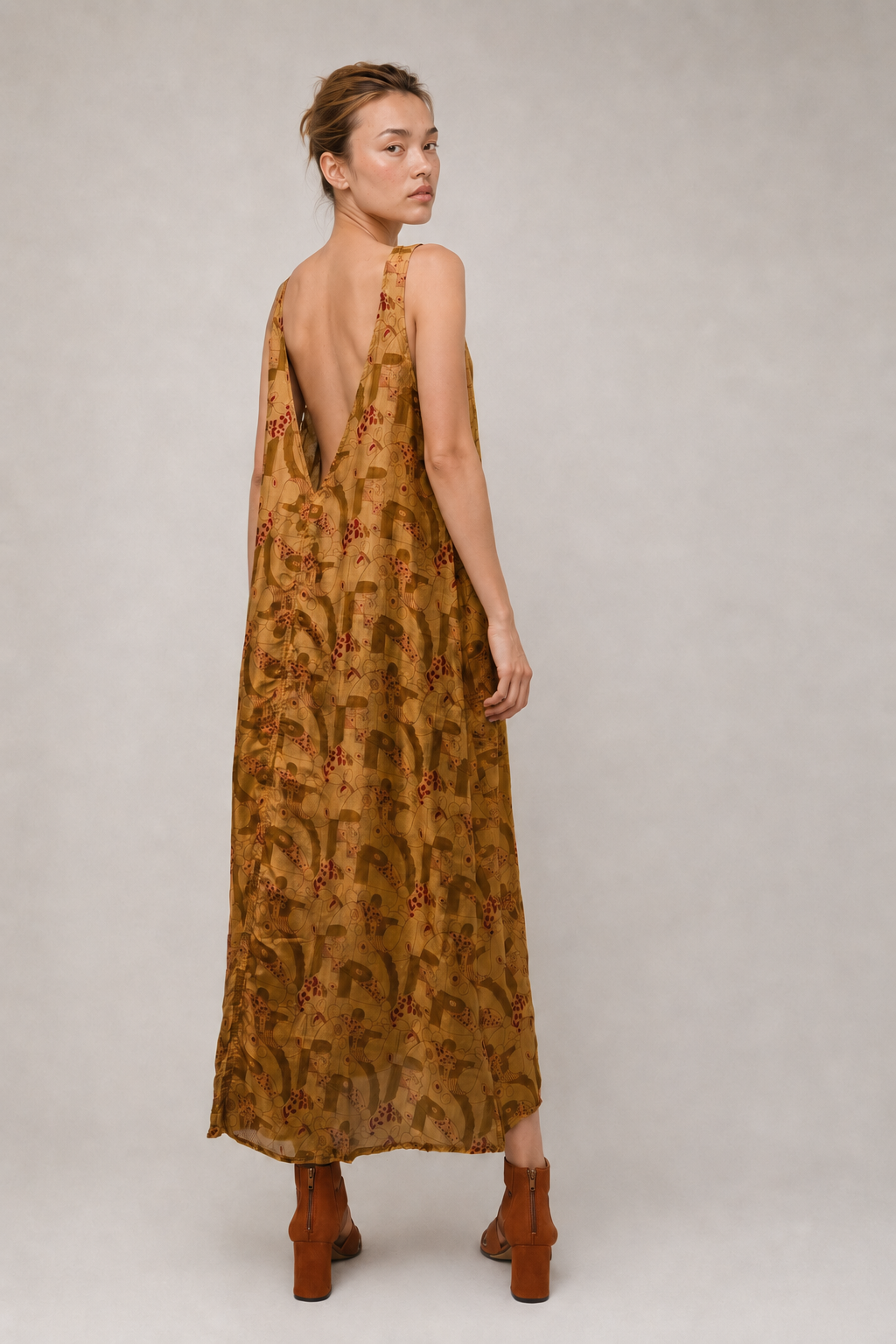 ROMI - SILK MAXI DRESS