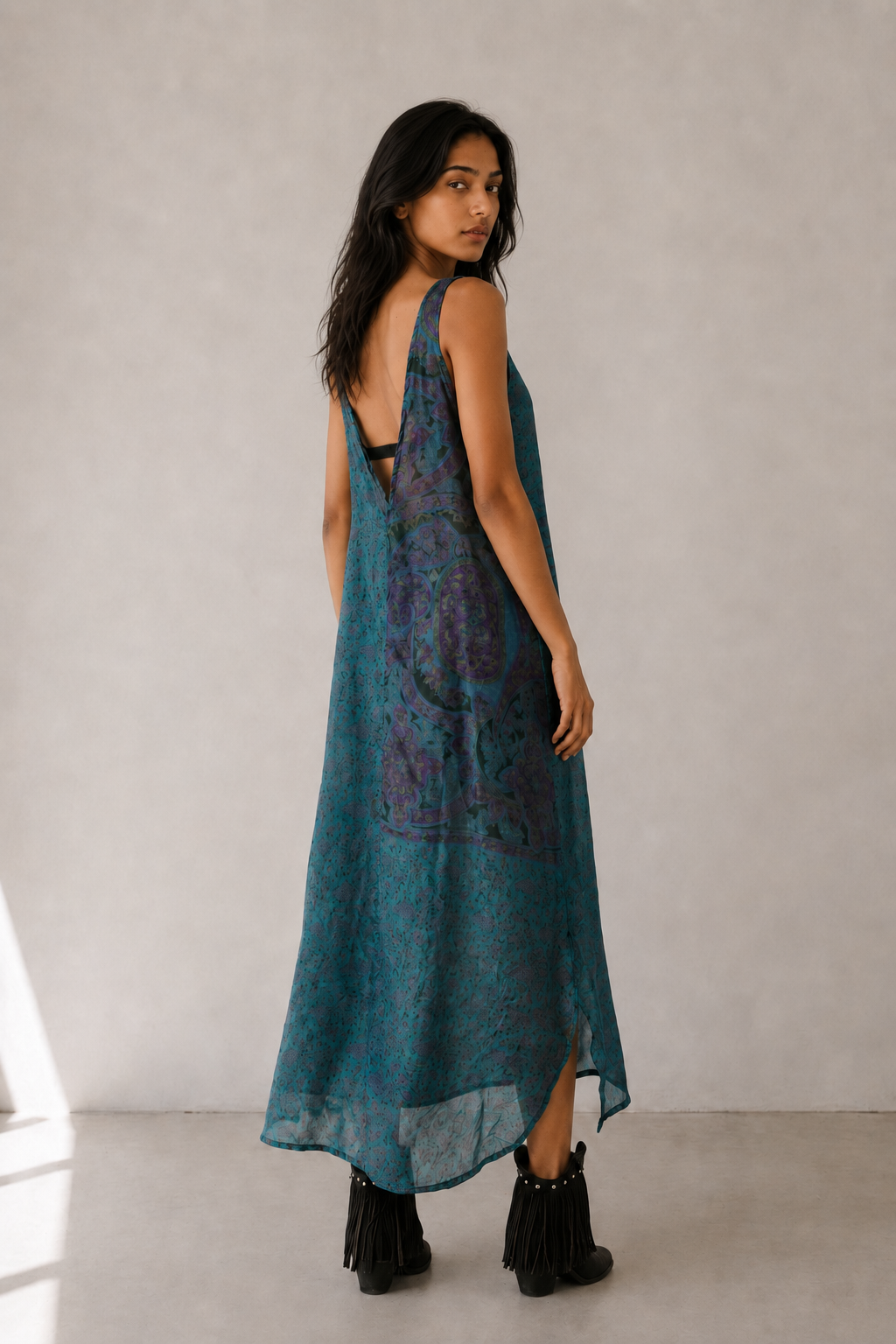 ALMA - SILK MAXI DRESS