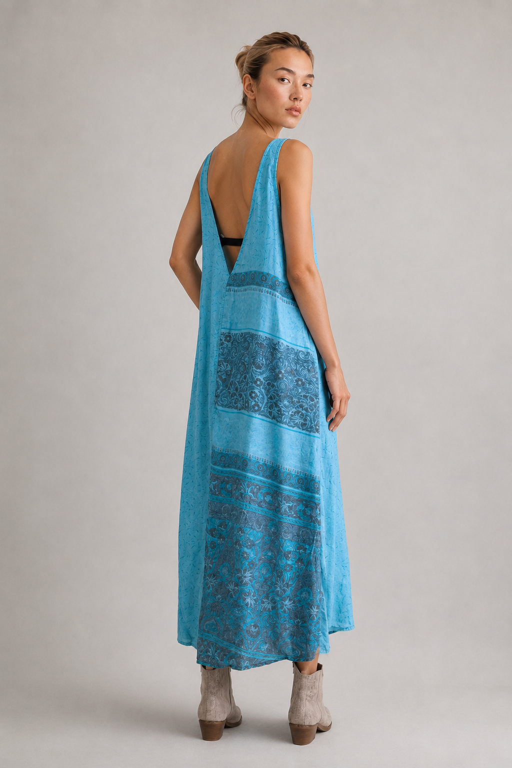 OCEANE - SILK MAXI DRESS