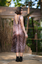IRIS - SILK MAXI DRESS