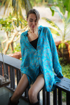 ZOYA - SILK SHIRT DRESS